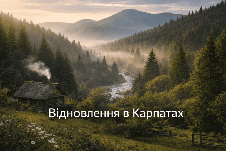 Тиша. Сон. Природа: відновлення в Карпатах