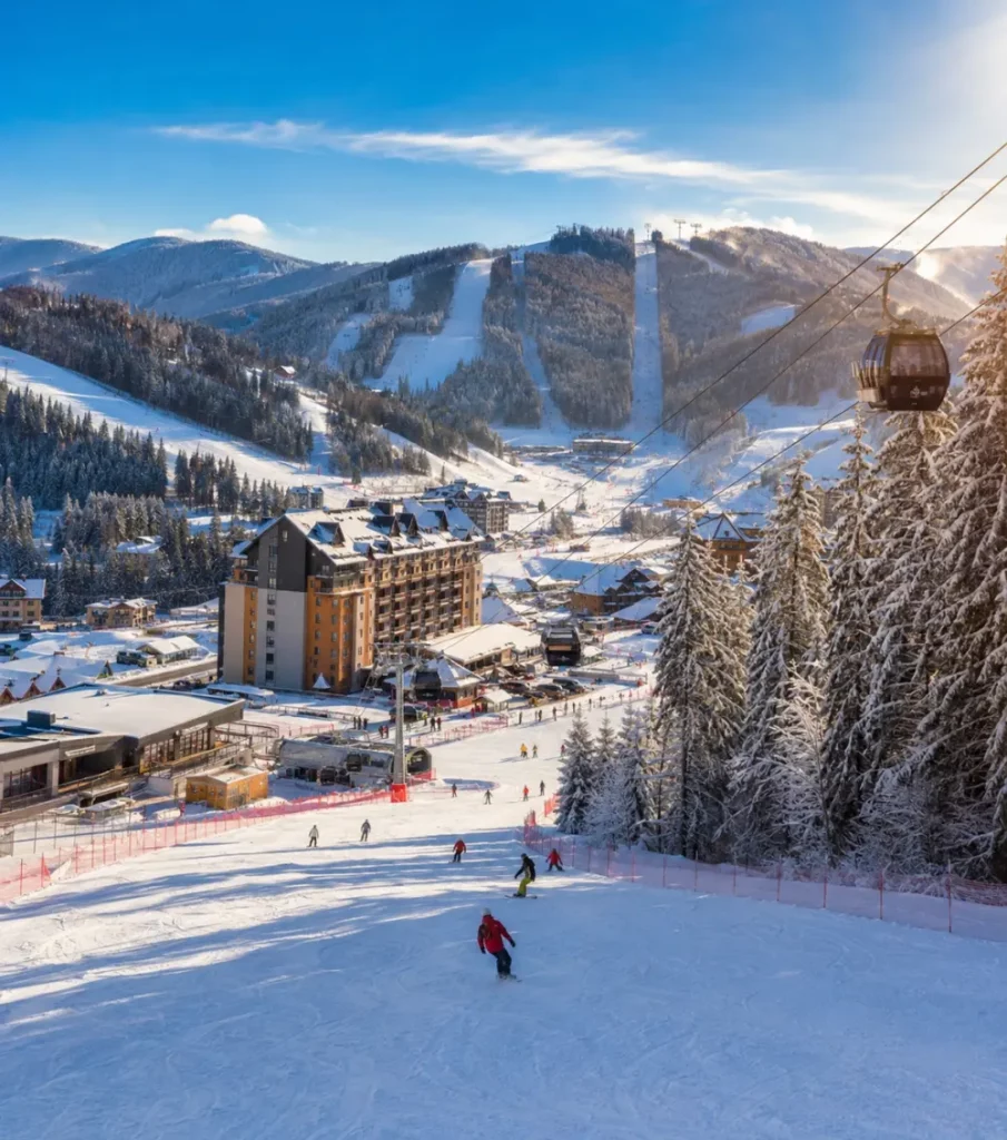 Bukovel - Ukraine's largest ski resort: runs for every level, modern lifts and a real winter fairytale